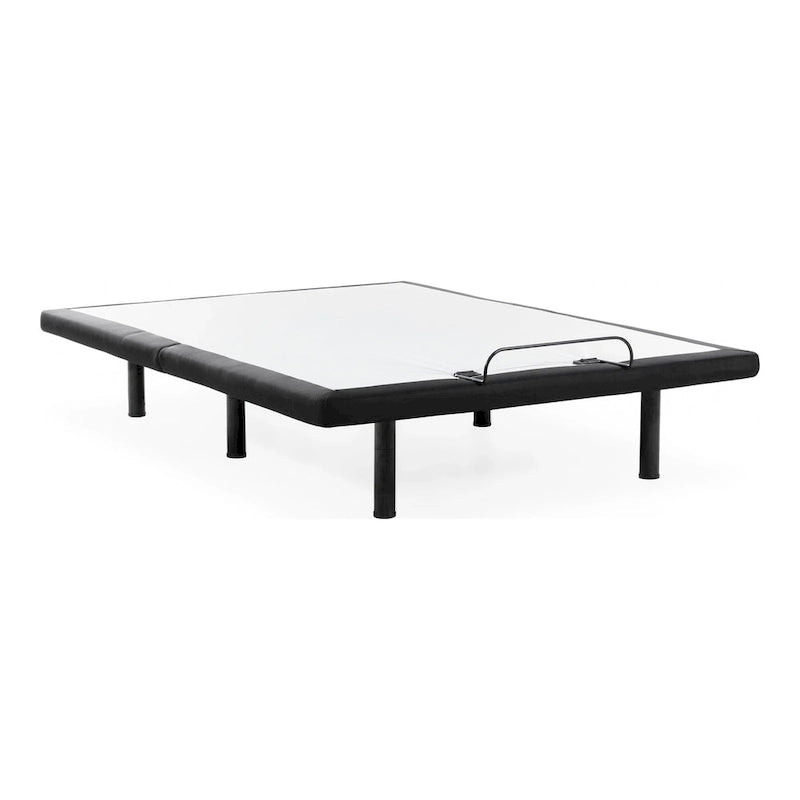 Brenner Modern Black Adjustable Bed Frame with 4 Positions and USB Ports by Furniture of America