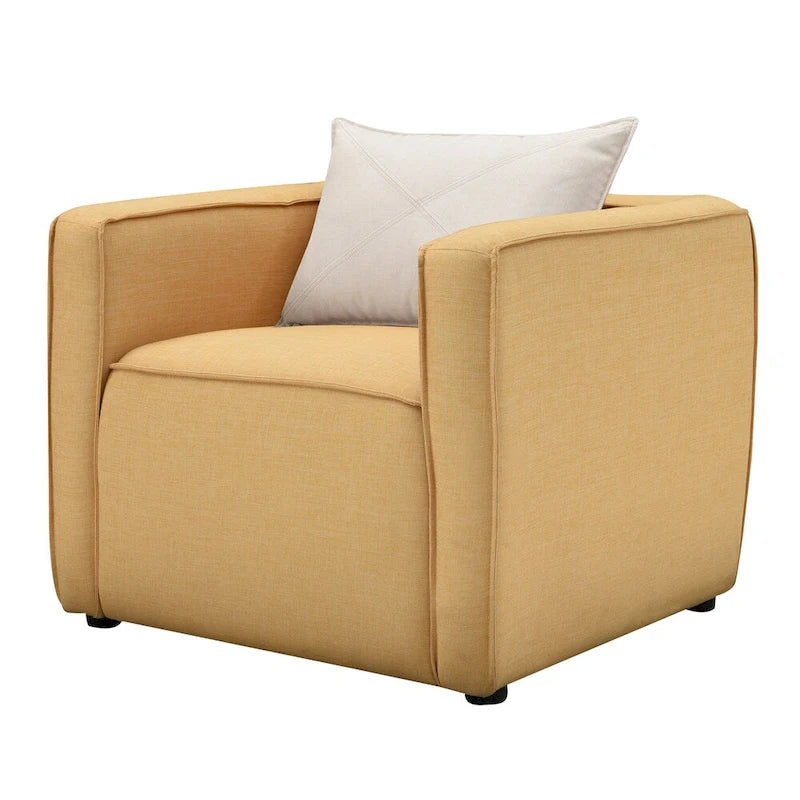 Dack Contemporary Fabric Upholstered Accent Chair by Furniture of America