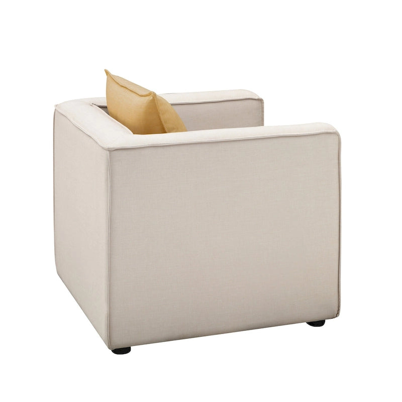 Dack Contemporary Fabric Upholstered Accent Chair by Furniture of America