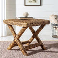 SAFAVIEH Suzette Natural Wicker x-Bench - 22 x 22 x 19.5 - 22Wx22Dx20H