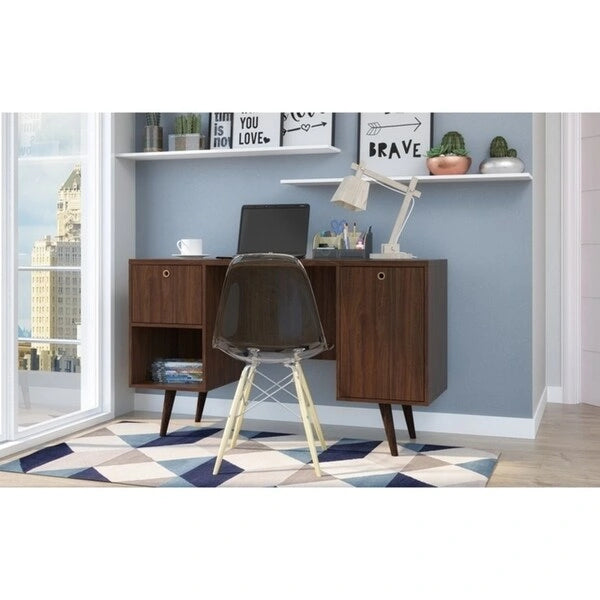 Edgar 1-Drawer Wood Mid Century Office Desk