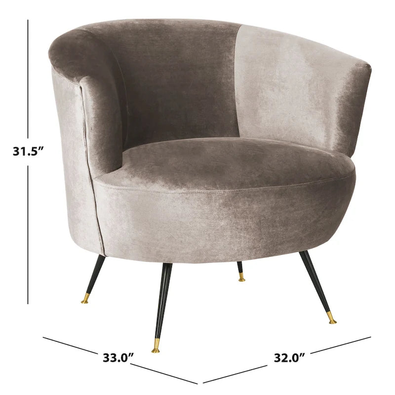 Mid-Century Modern Retro Club Chair - 32Wx33Dx32H