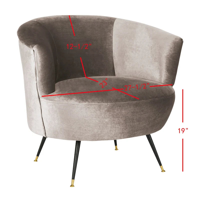 Mid-Century Modern Retro Club Chair - 32Wx33Dx32H