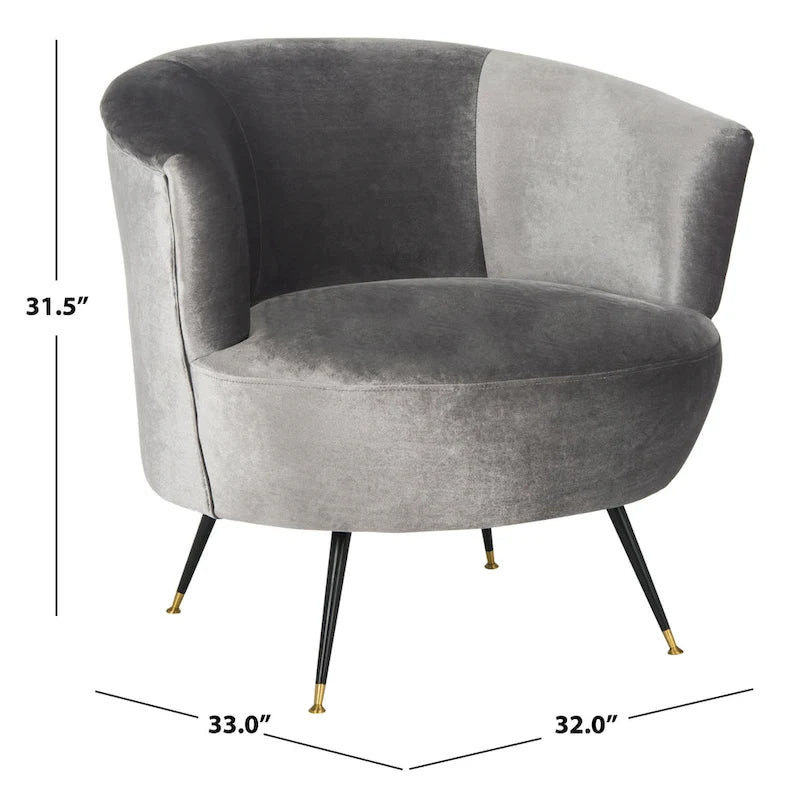 Mid-Century Modern Retro Club Chair - 32Wx33Dx32H