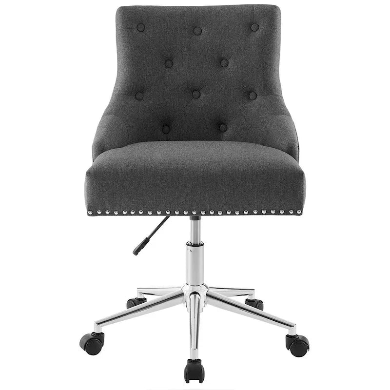 Carson Carrington Lagefors Tufted Swivel Upholstered Fabric Office Chair