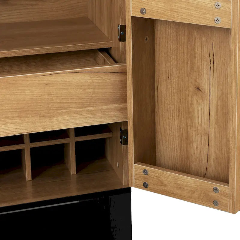 Sideboard Cabinet with Wine Racks & Stemware Holder