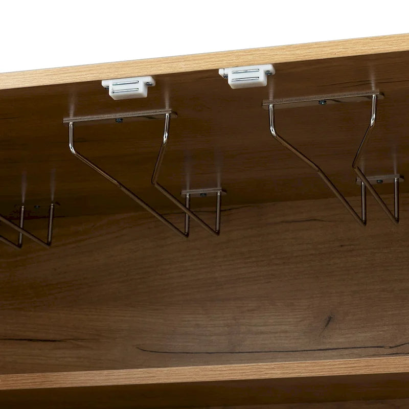 Sideboard Cabinet with Wine Racks & Stemware Holder