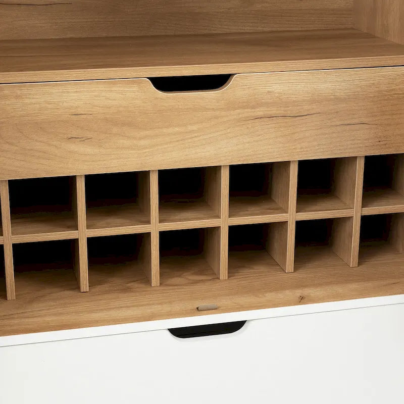 Sideboard Cabinet with Wine Racks & Stemware Holder