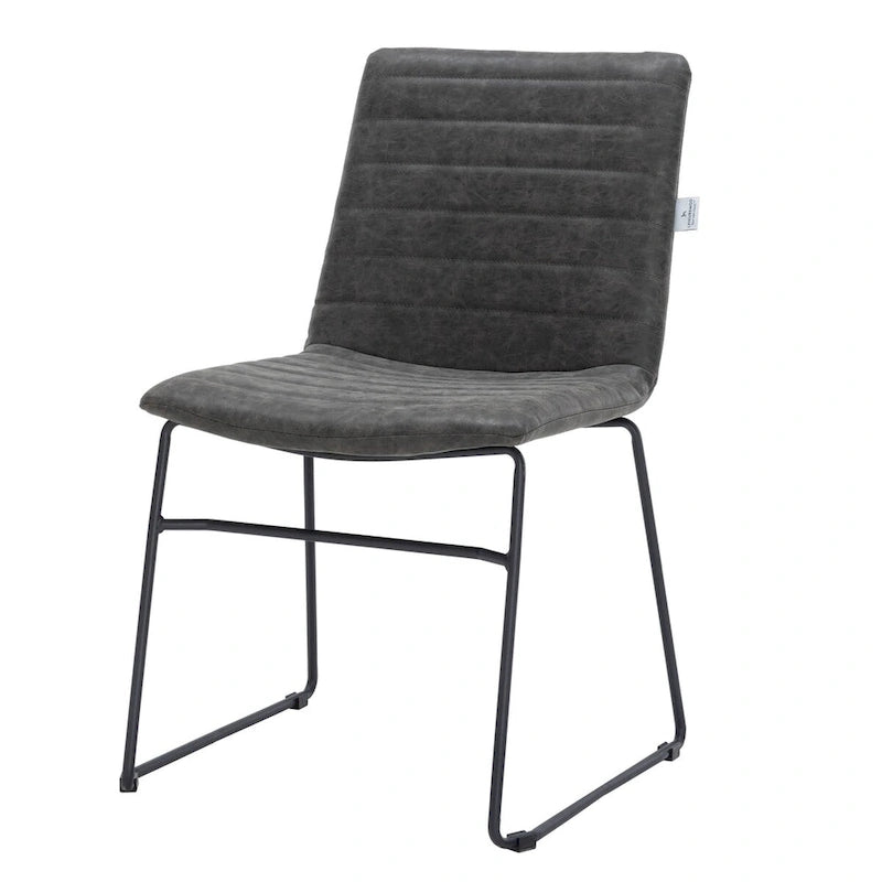 Leather Polyester Office Chair with Stainless Steel Base Zylar Series