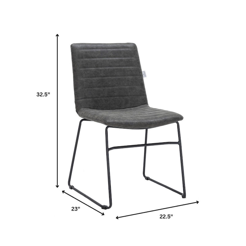 Leather Polyester Office Chair with Stainless Steel Base Zylar Series